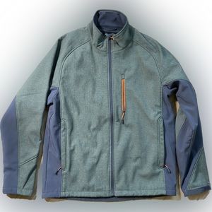 Mens Outdoor Jacket-Kirkland Brand. Size Large Dark Green/Grey